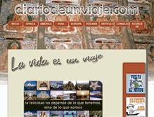 Tablet Screenshot of diariodeunviaje.com